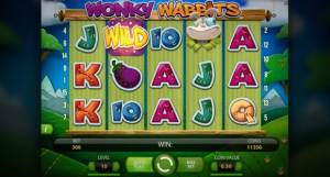 Wonky Wabbits spilleautomat
